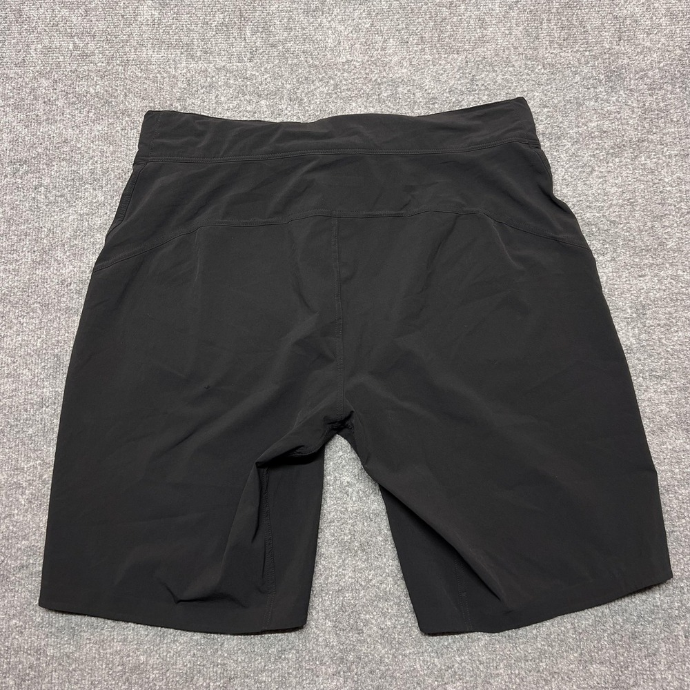Backcountry Shorts Mens Large Black Softshell Biker 9 Inseam Belted Hiking - Picture 3 of 9